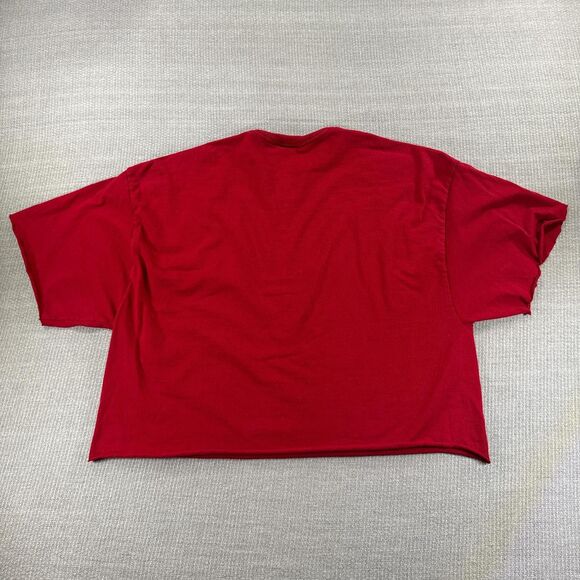 USC Trojans cropped red and yellow t-shirt #USCtrojans tee Size XL - Picture 5 of 5